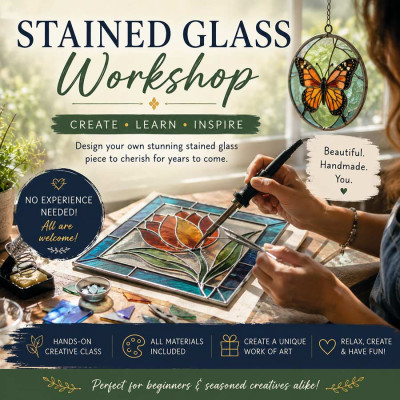 Beginner Stained Glass (2-Class Series) *